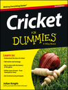 Cover image for Cricket For Dummies